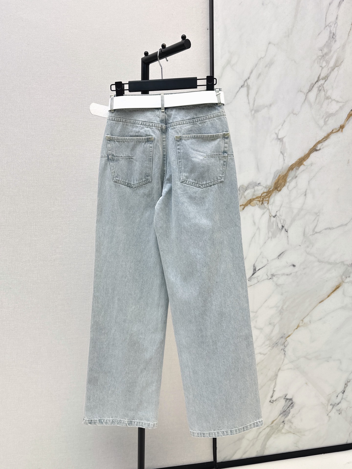 CD 26fw belted denim pants