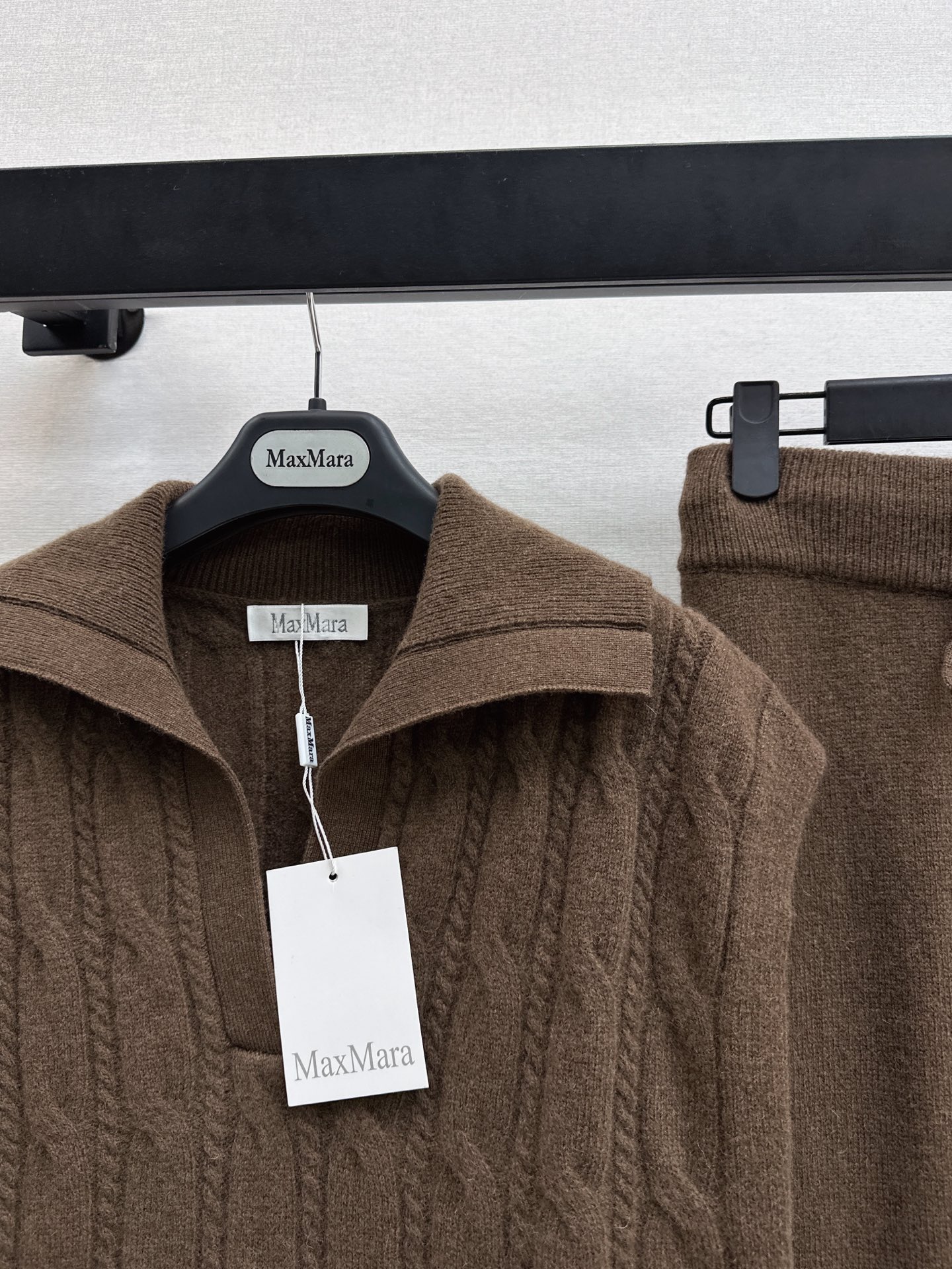 Max 26fw wool vest pants sets