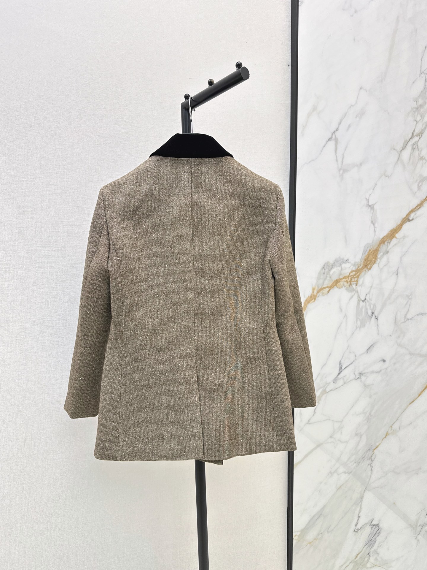 CD 26fw velvet trim blazer