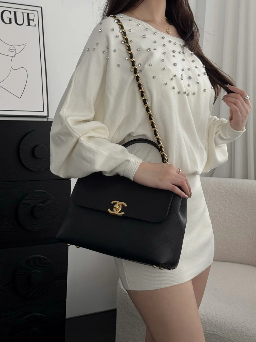 Chan 25S briefcase shoulder bag