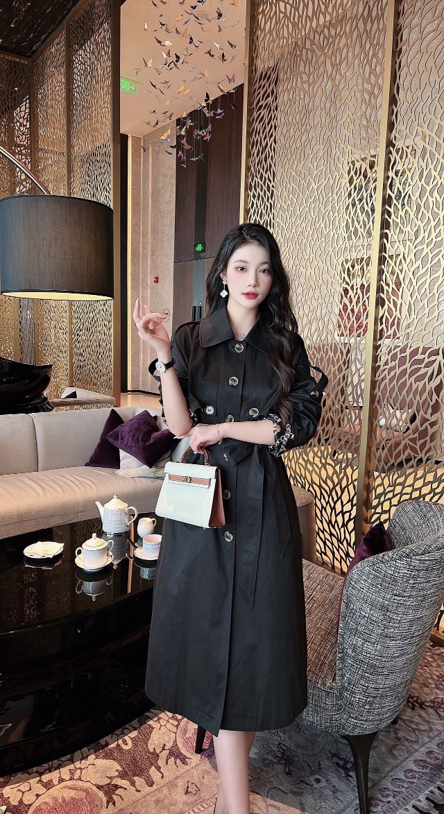 Celi 26fw belted trench coats