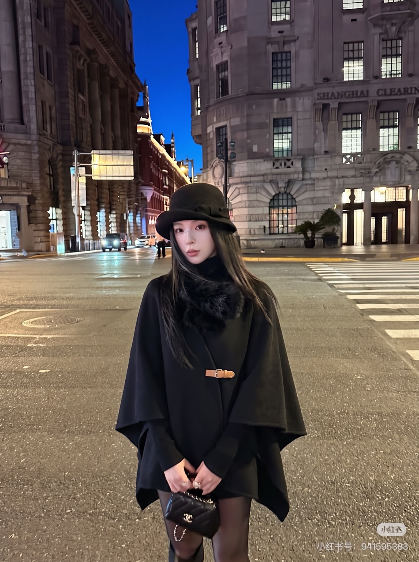 Her 26fw woolen cape jacket