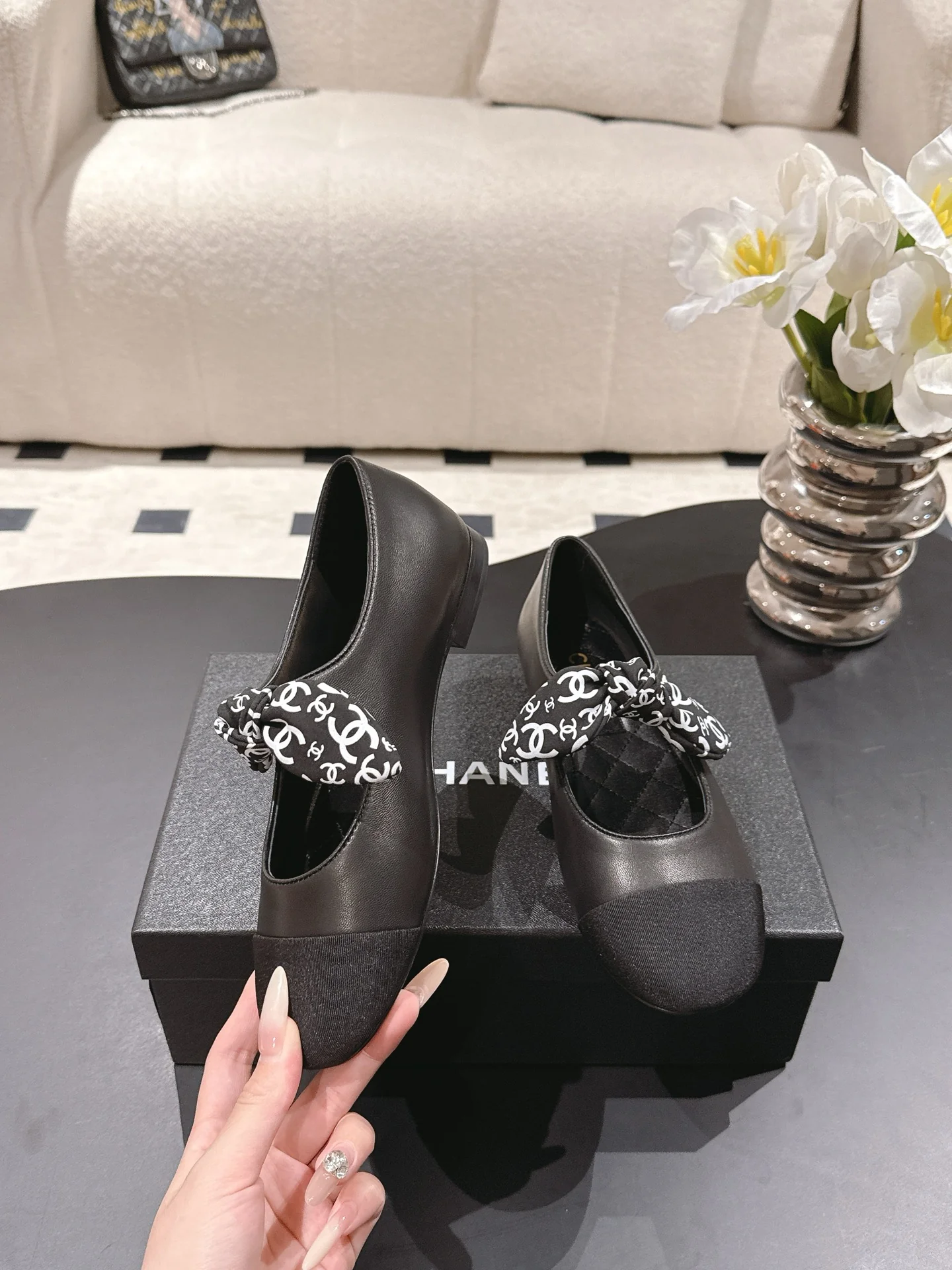 Chan 25fw mary jane flats