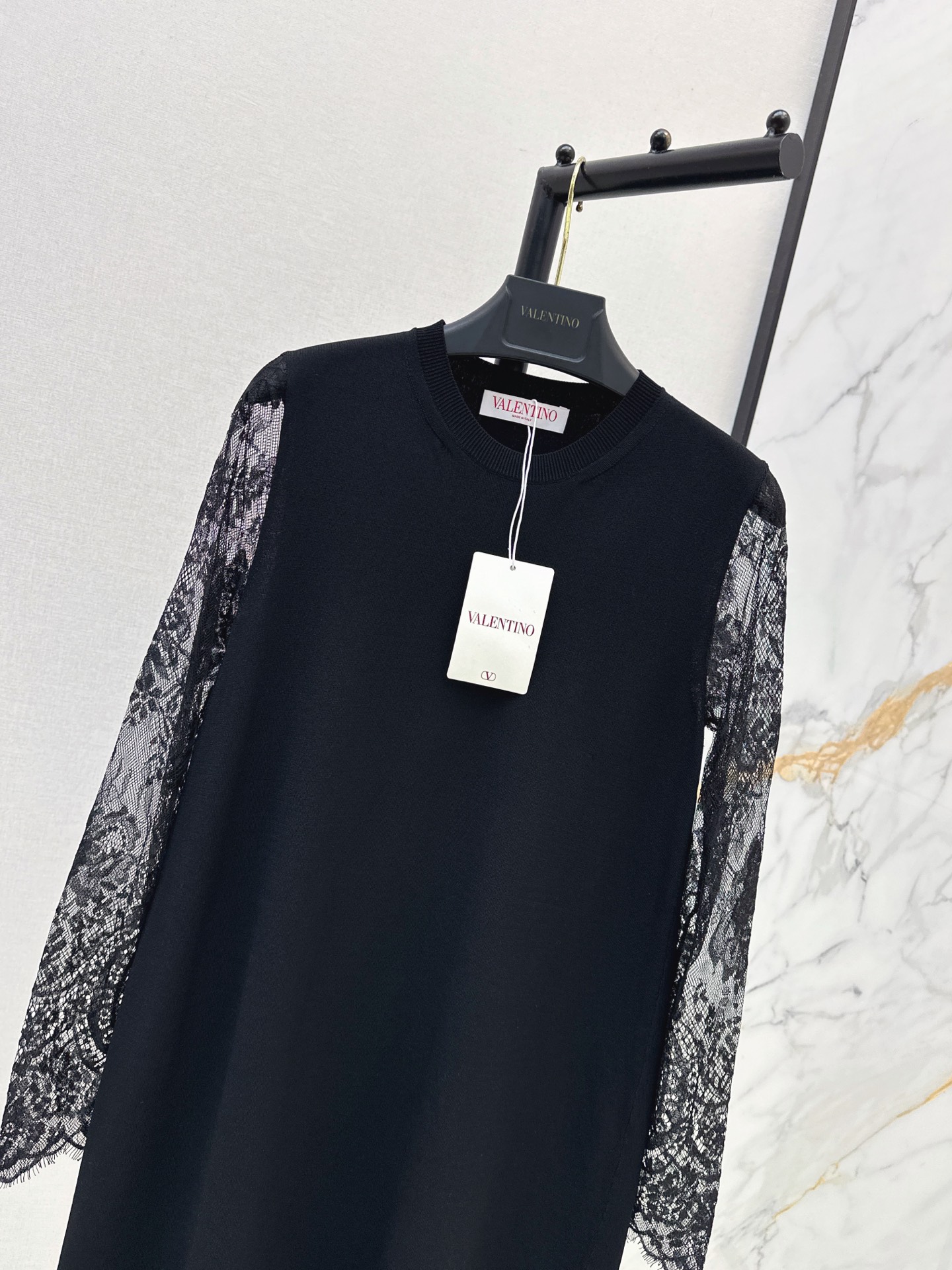 Valen 26fw lace knit dress