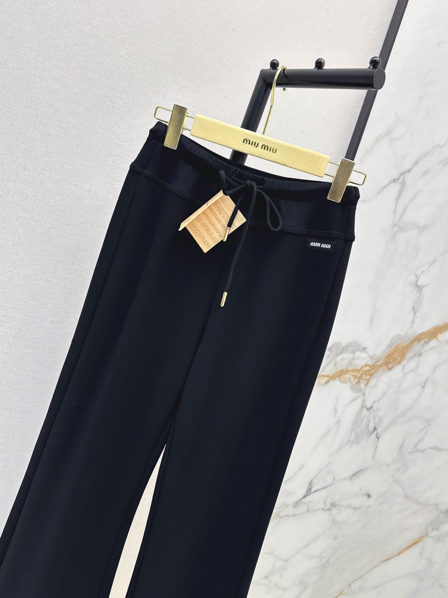 Miu 26fw drawstring pants