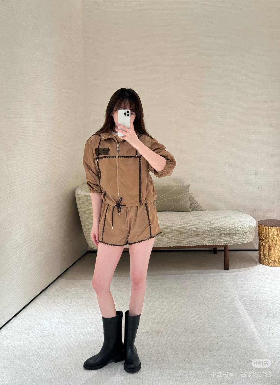 Loui 26ss lace trim jacket