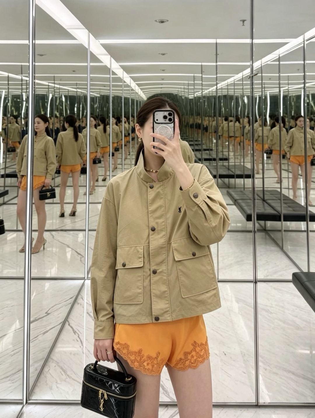 Sain 26fw reversible cargo jacket