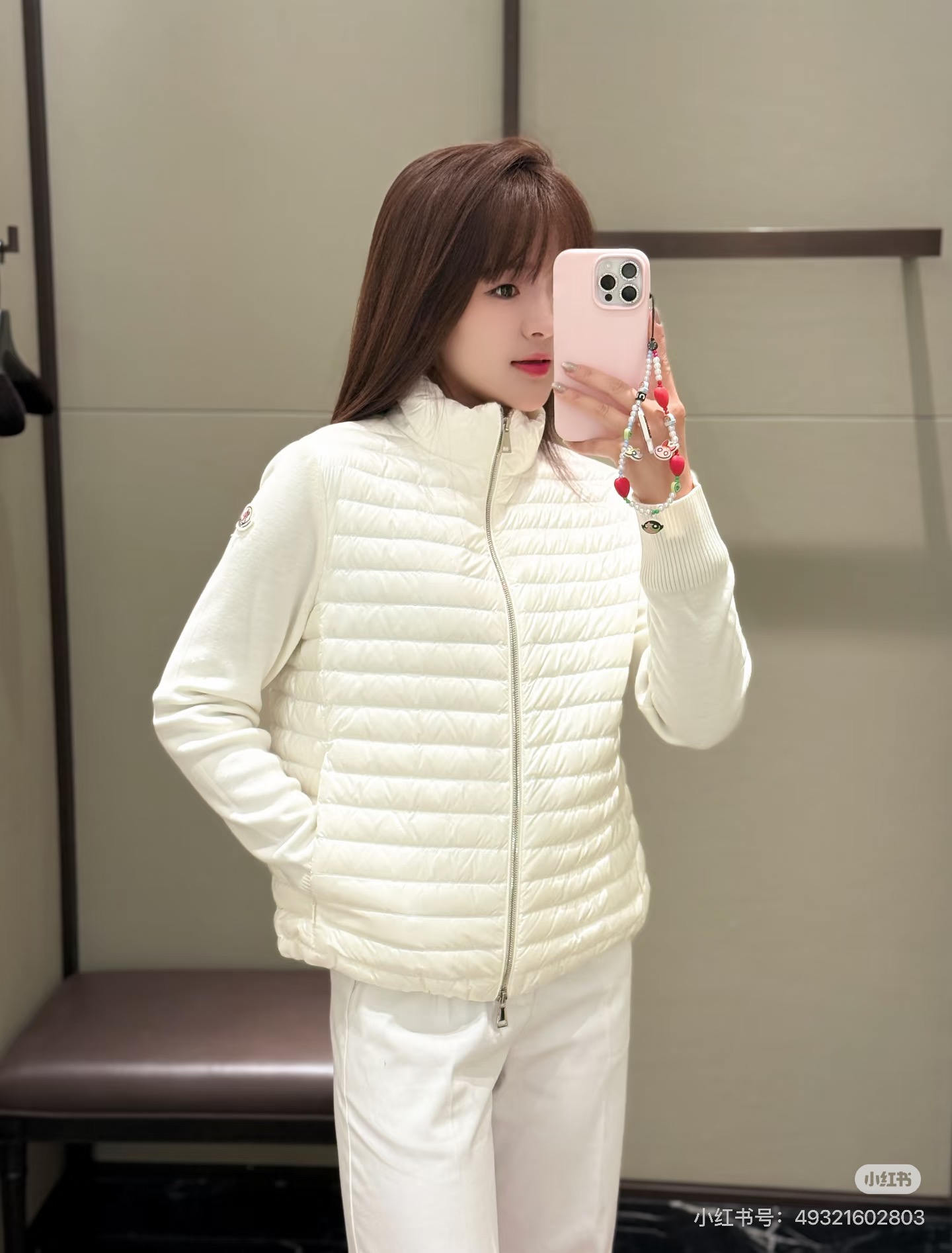 Monc 26fw cropped down jacket