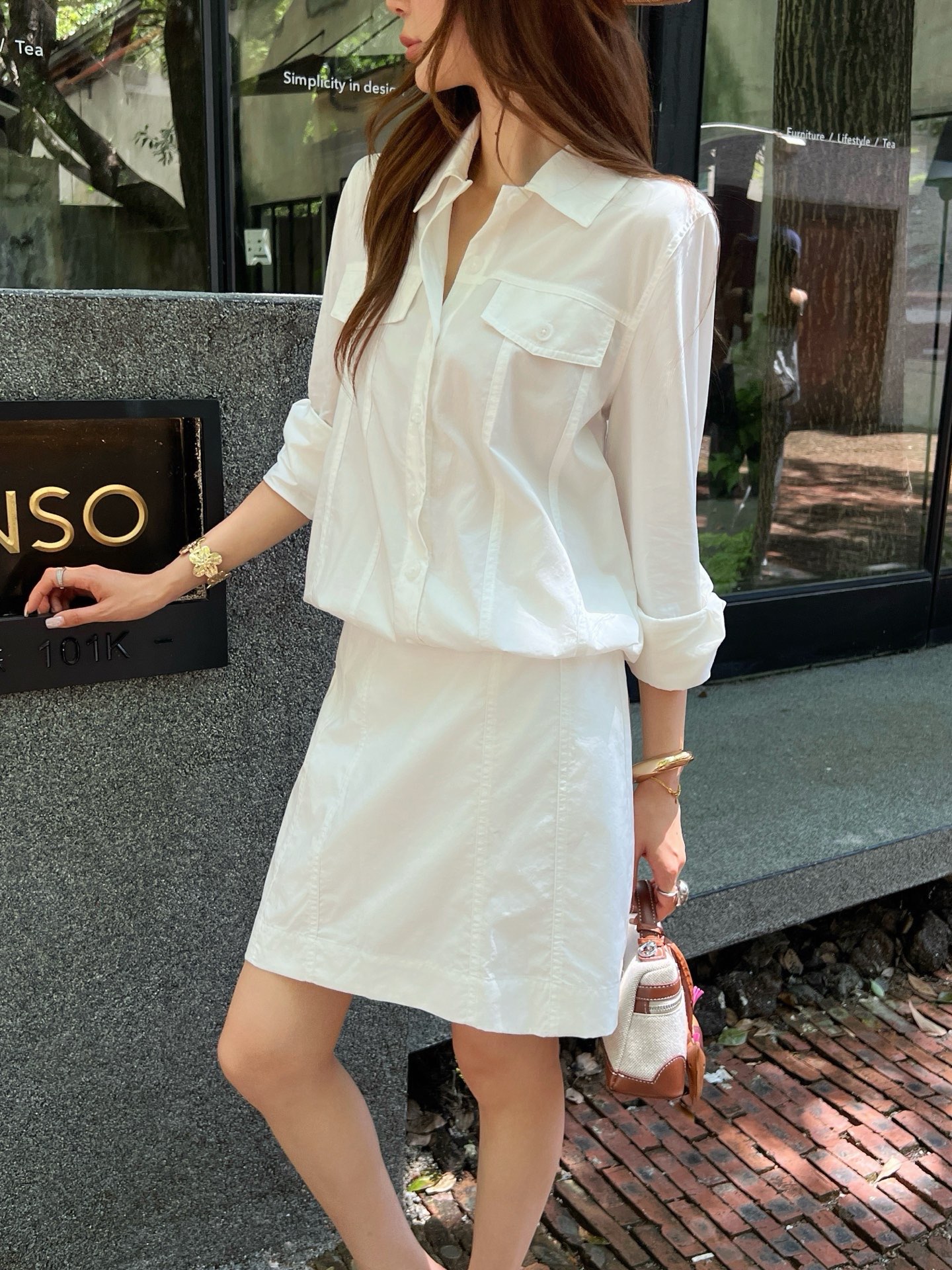 Loe 26fw shirt dress