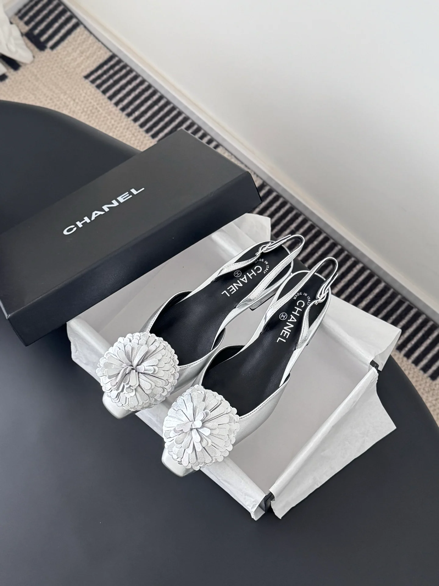 Chan 26ss slingback flats