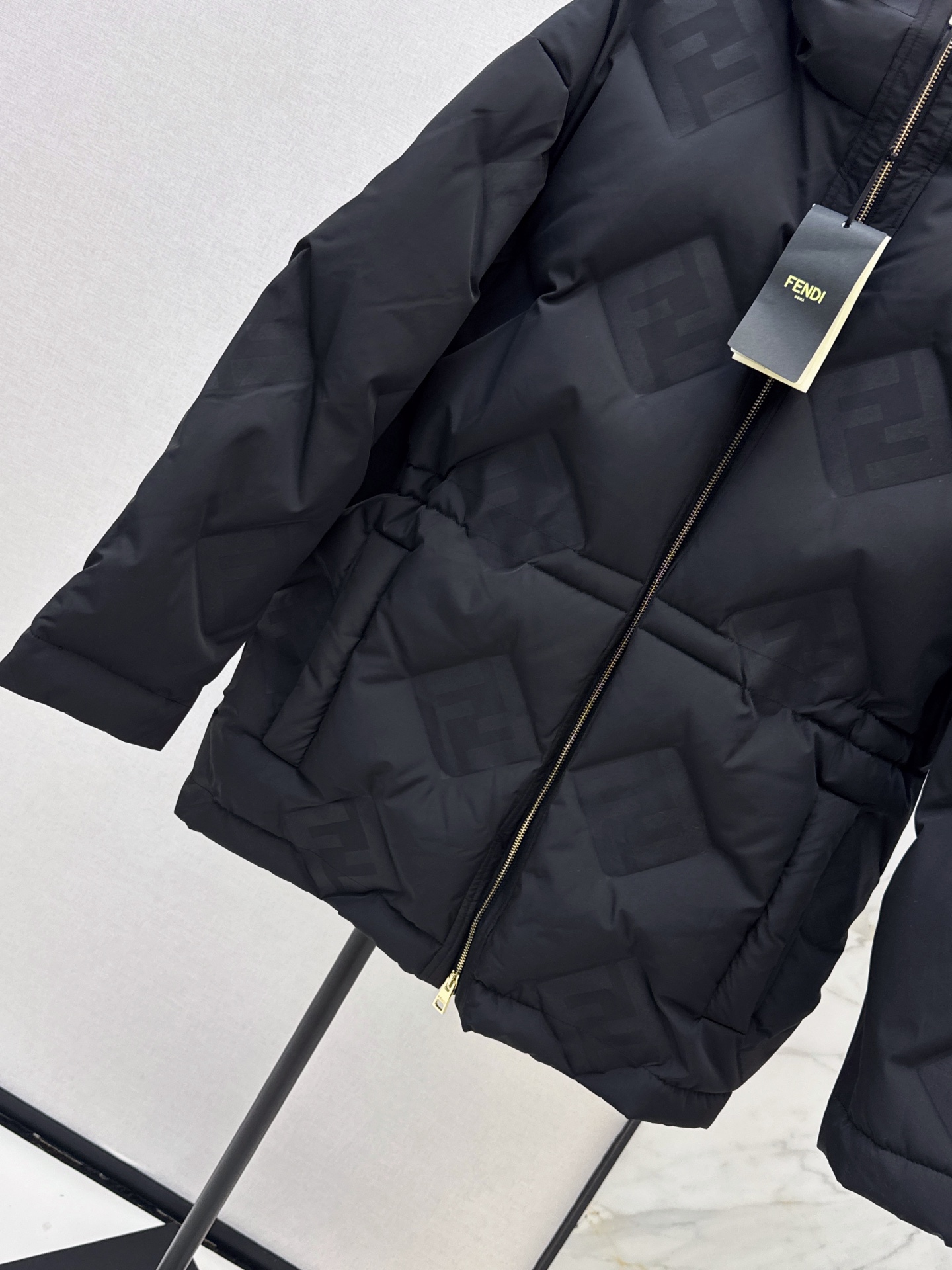 Fen 26fw hooded down jacket