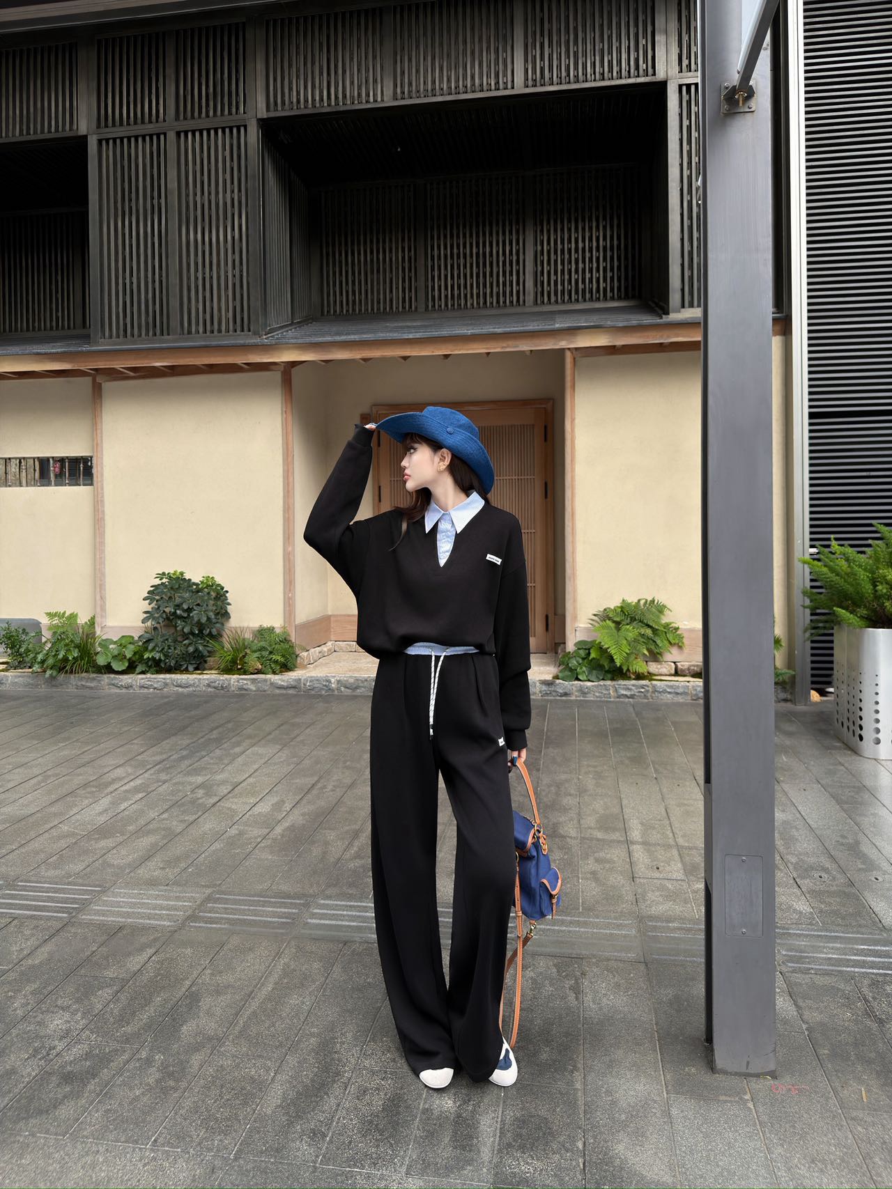 Miu 26fw sweatshirt pants sets