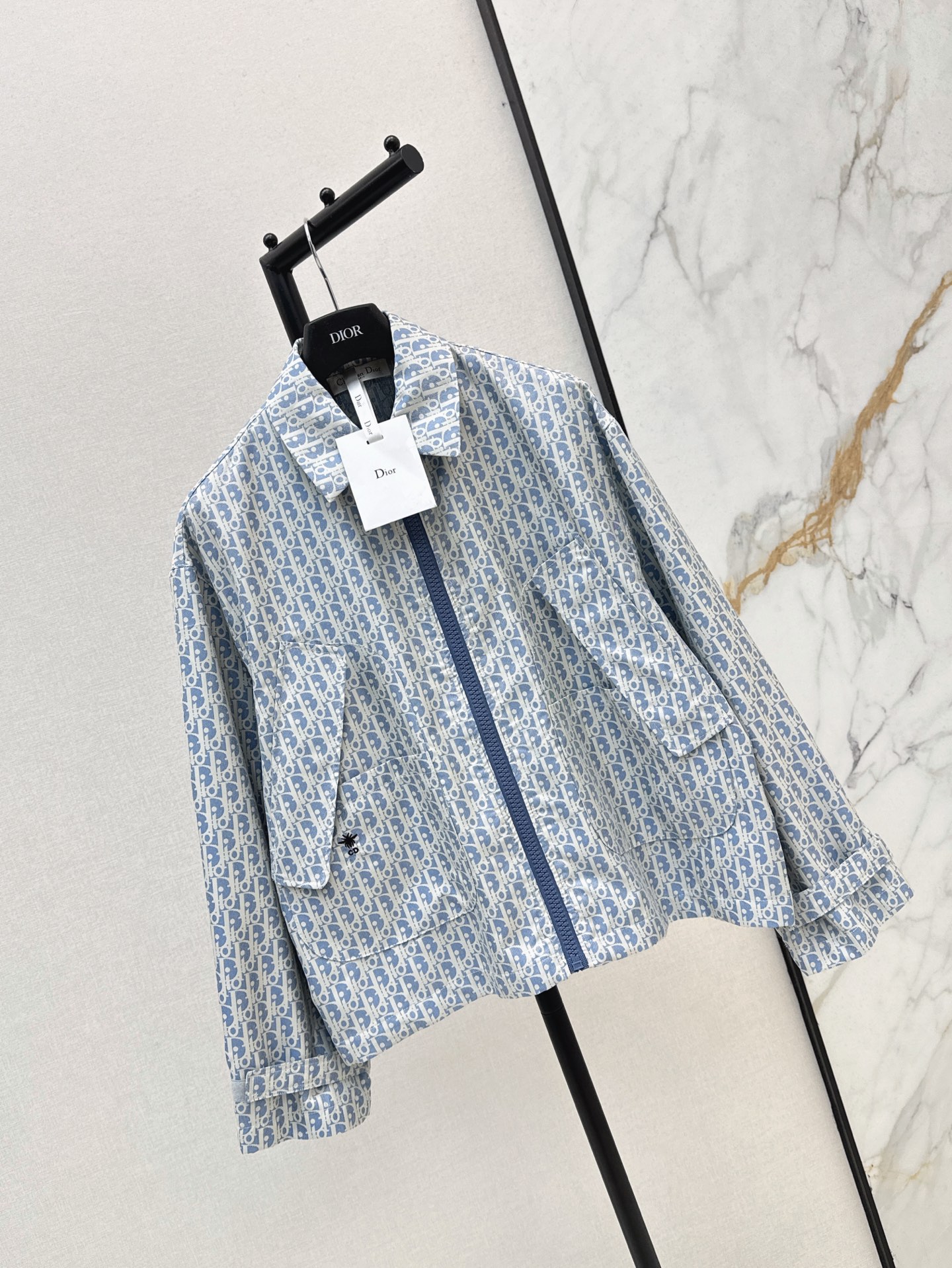CD 26fw jacquard zipper jacket