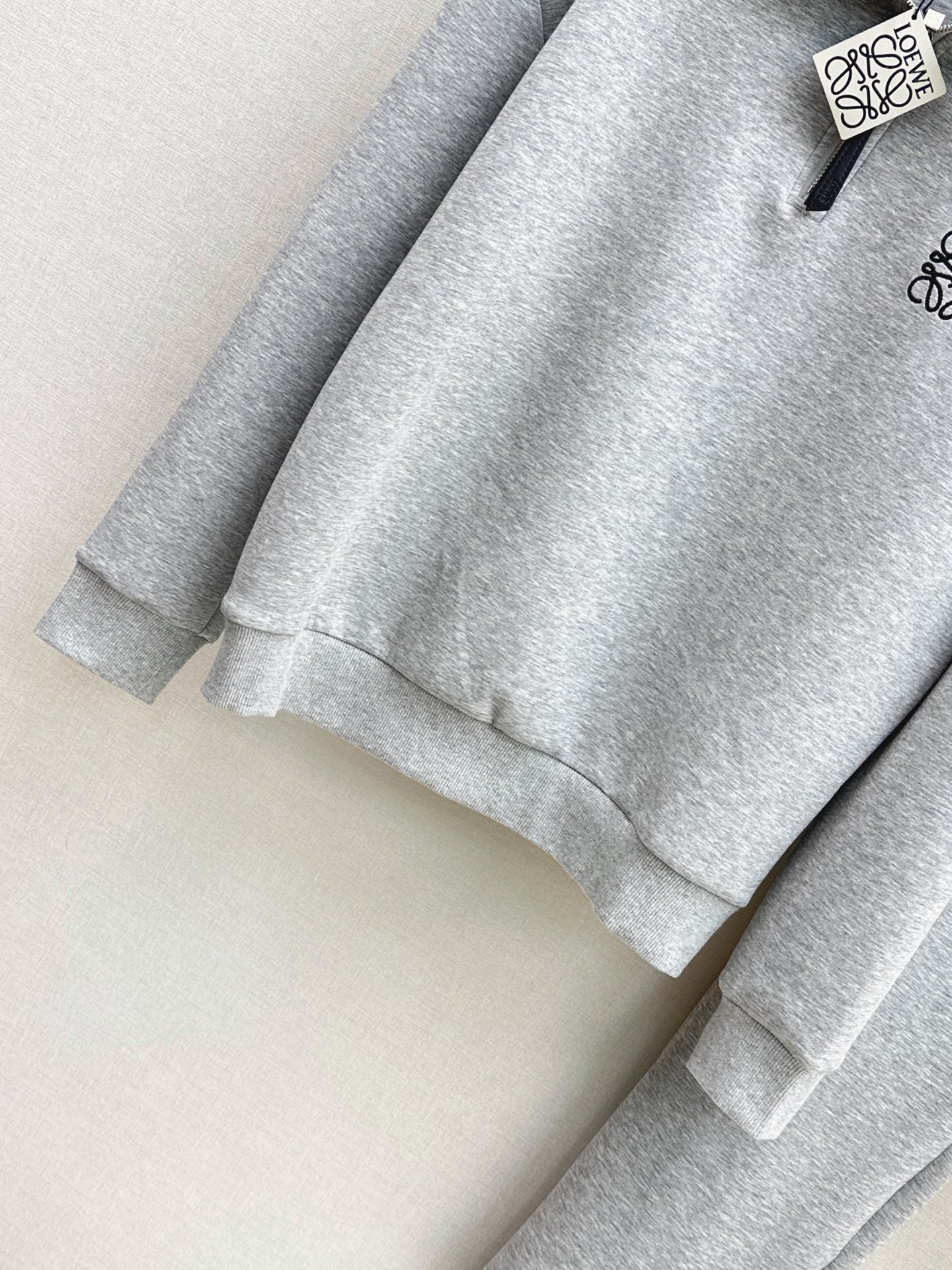 Loe 26fw half-zip sweatshirt pants sets