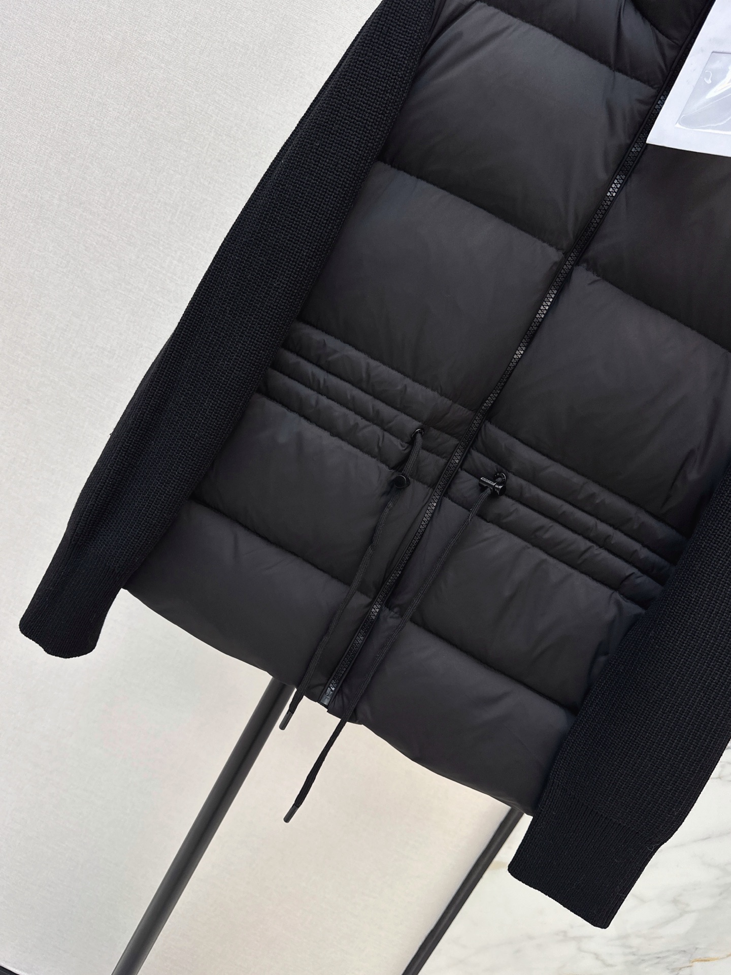 Chan 26fw wool contract drawstring down jacket