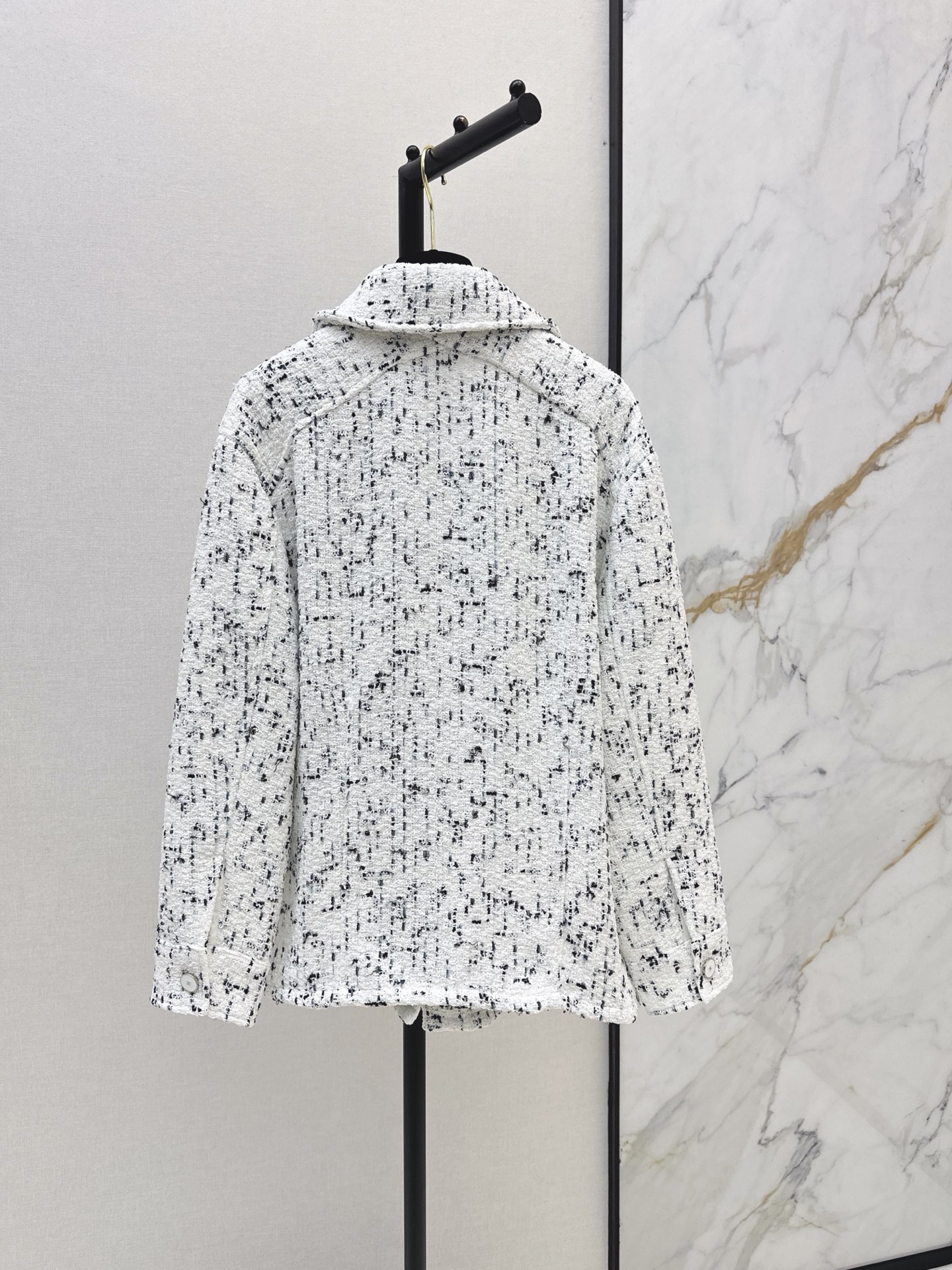 Chan 26fw tweed shirt jacket