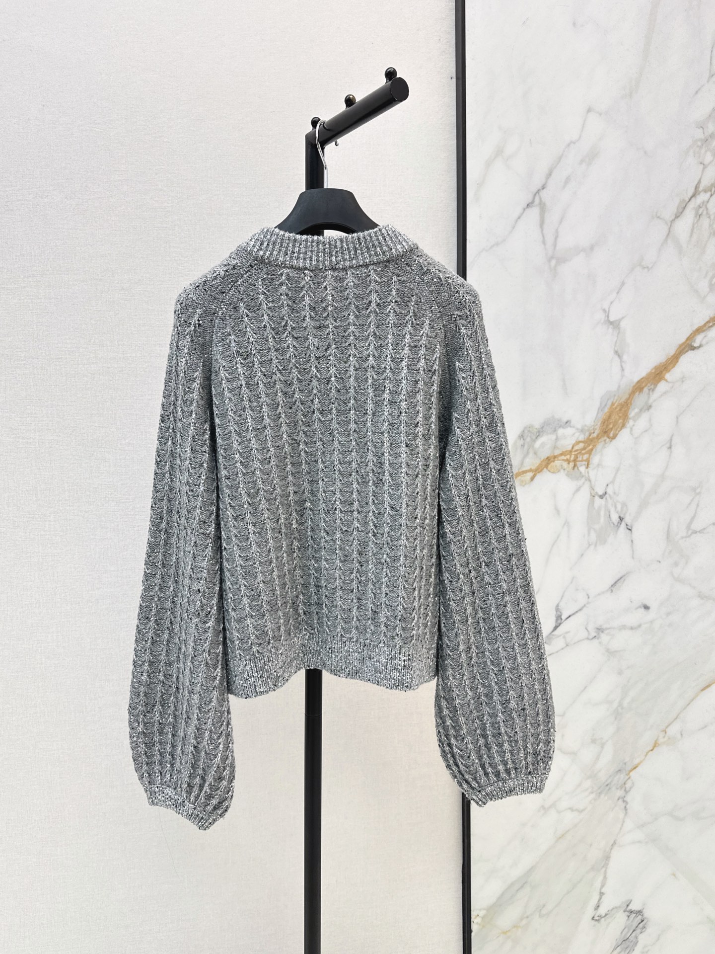 CD 26fw iridescent sequin cardigan jacket