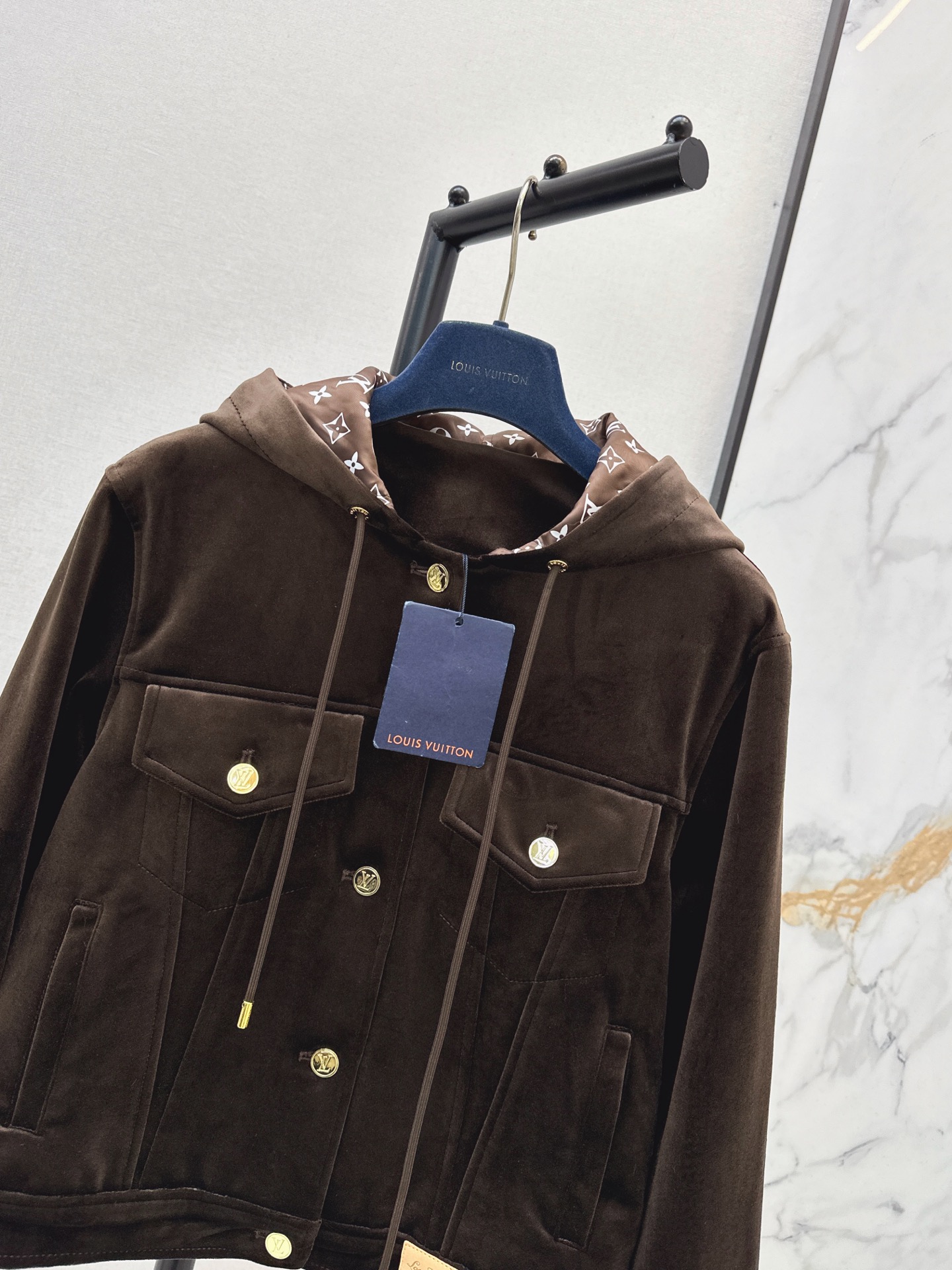 Loui 26fw hooded casual jacket