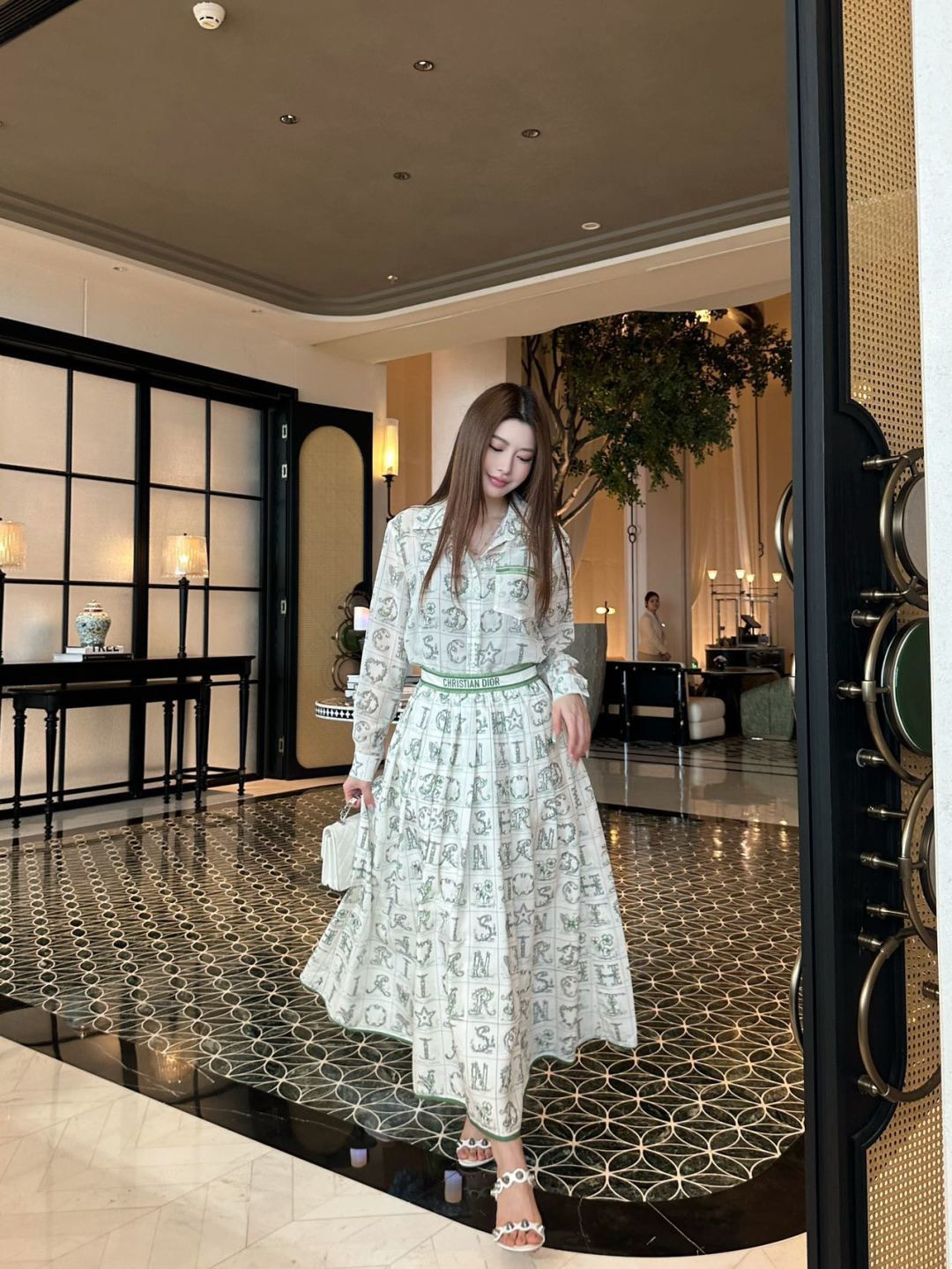 CD 26ss print skirt