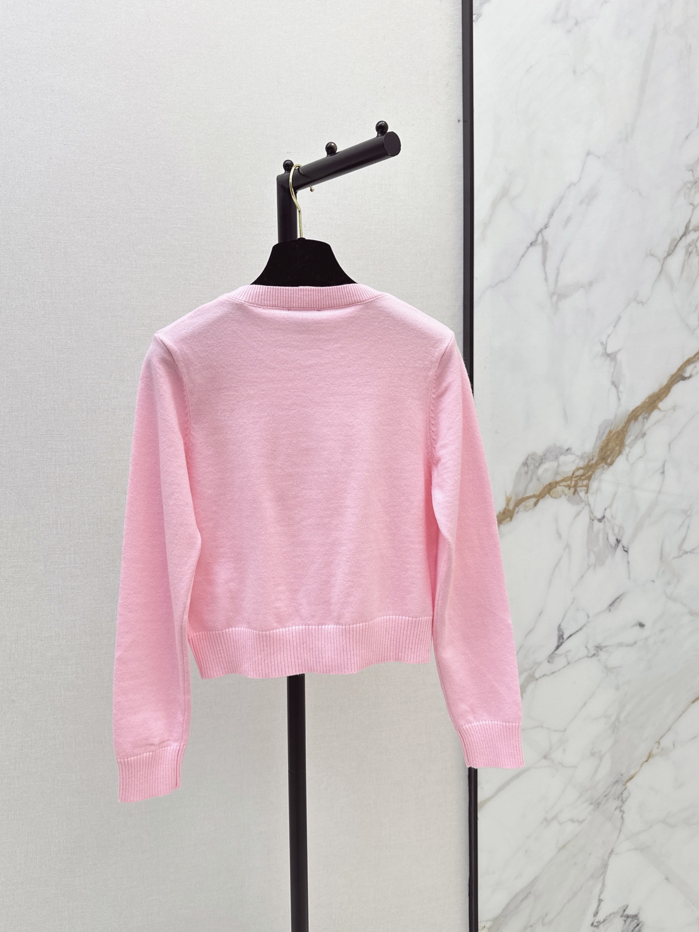 Chan 26fw 3d floarl knit cardigan