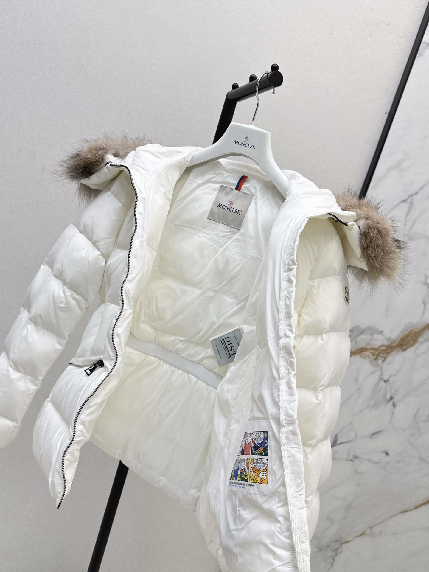 Monc 26fw hooded down jacket