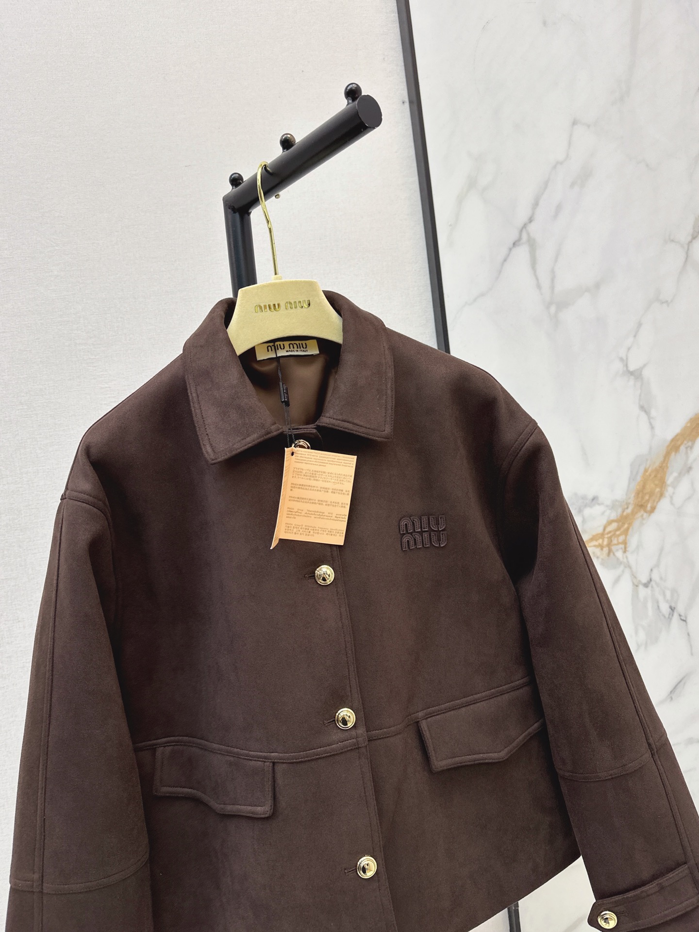 Miu 26fw collared jacket