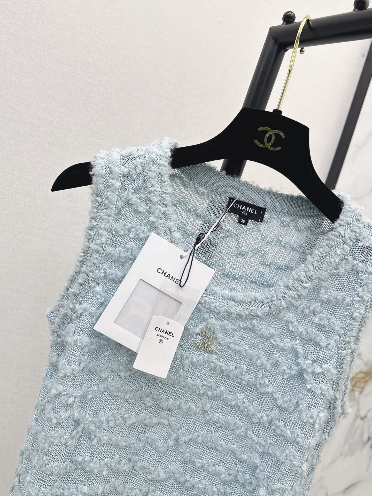 Chan 26fw knit vest
