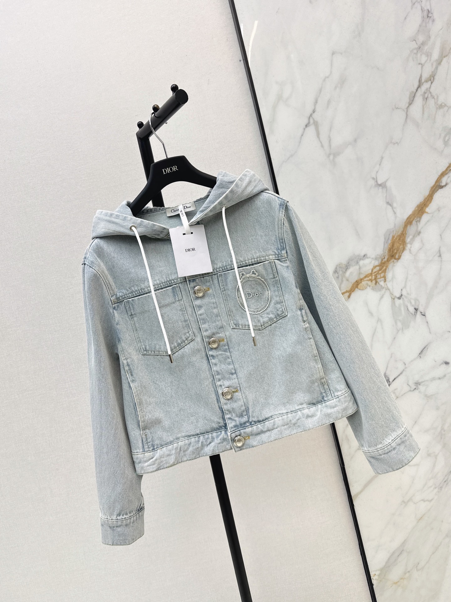 CD 26fw hooded denim jacket