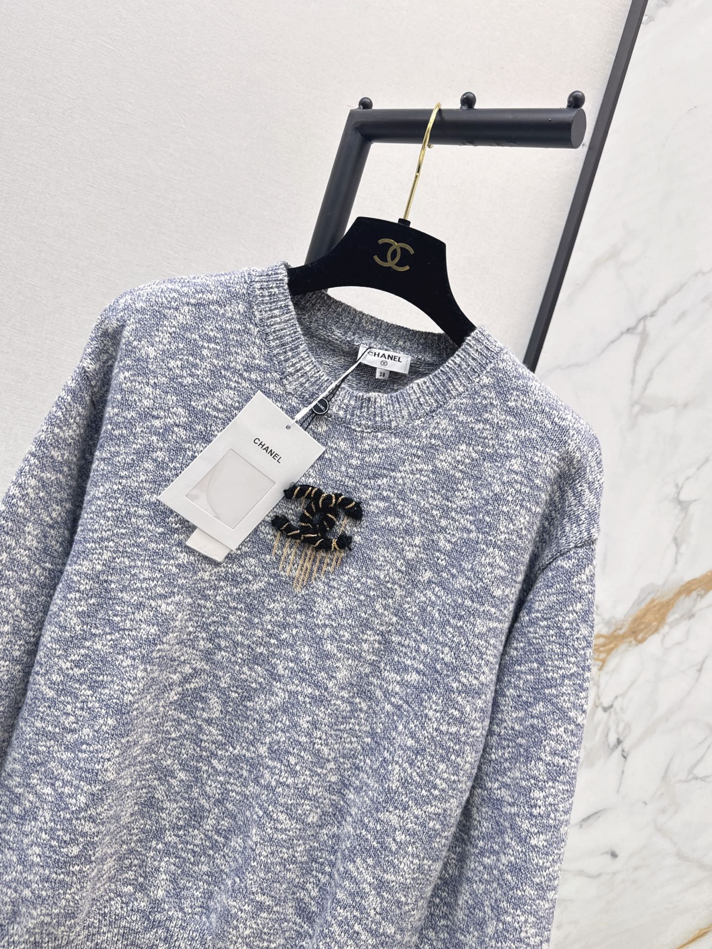 Chan 26fw embroidery sweater