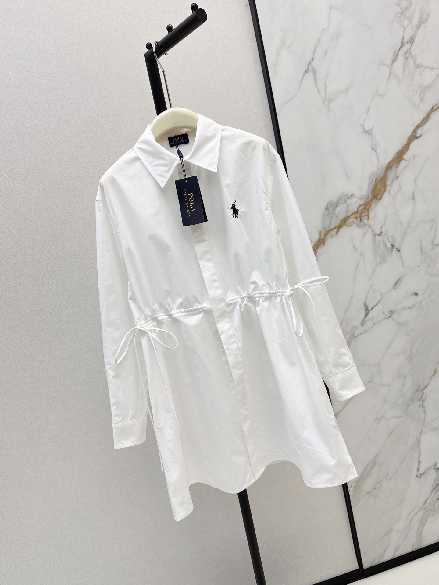 Ralp 26fw drawstring shirt dress