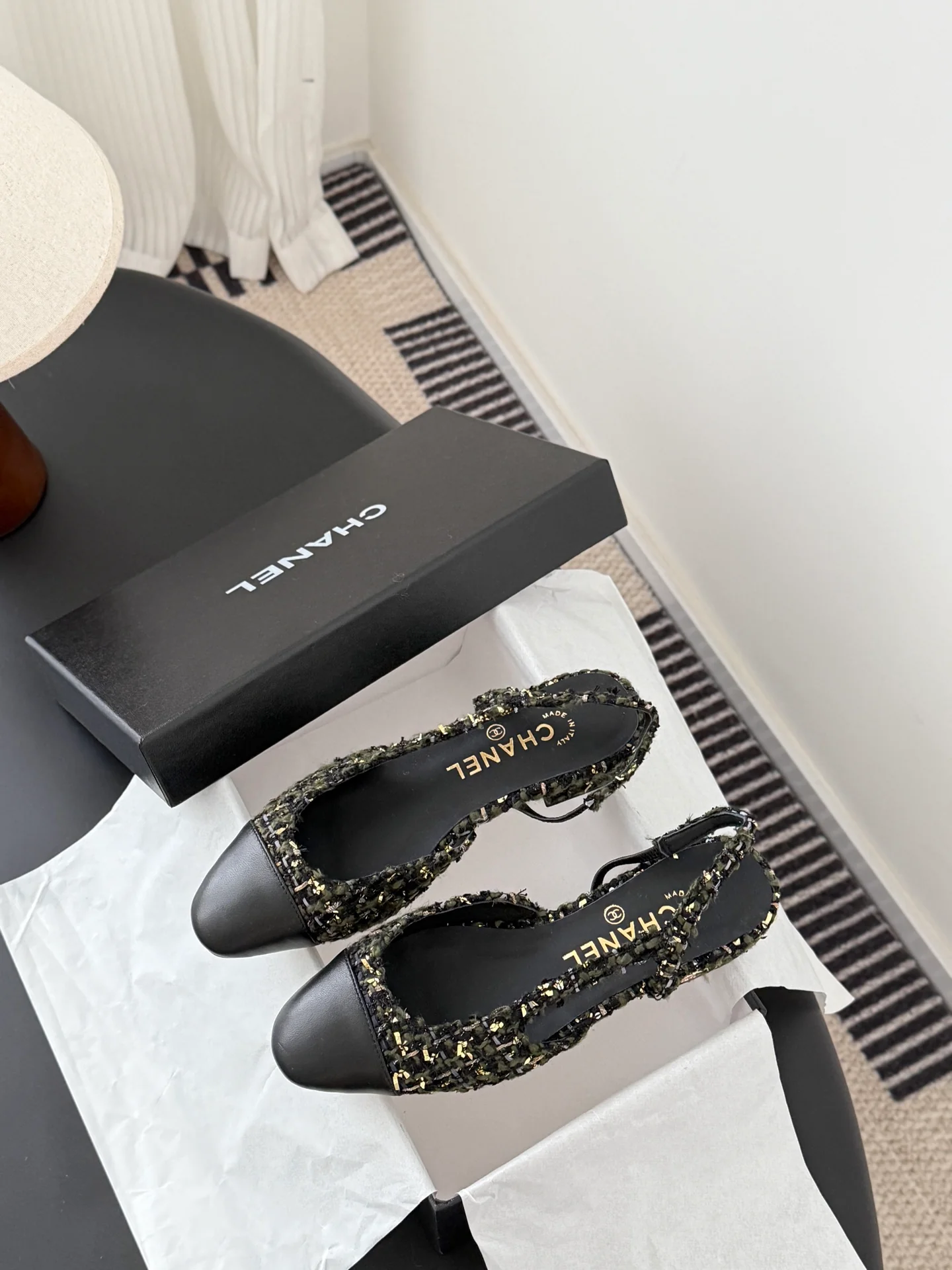 Chan 25fw slingback sandals