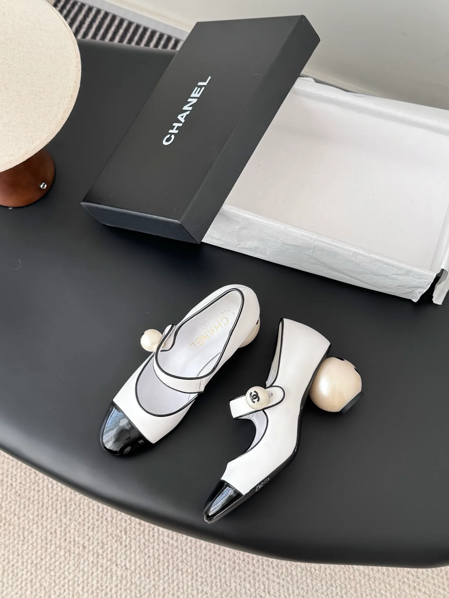 Chan 25fw mary jane chunky heel
