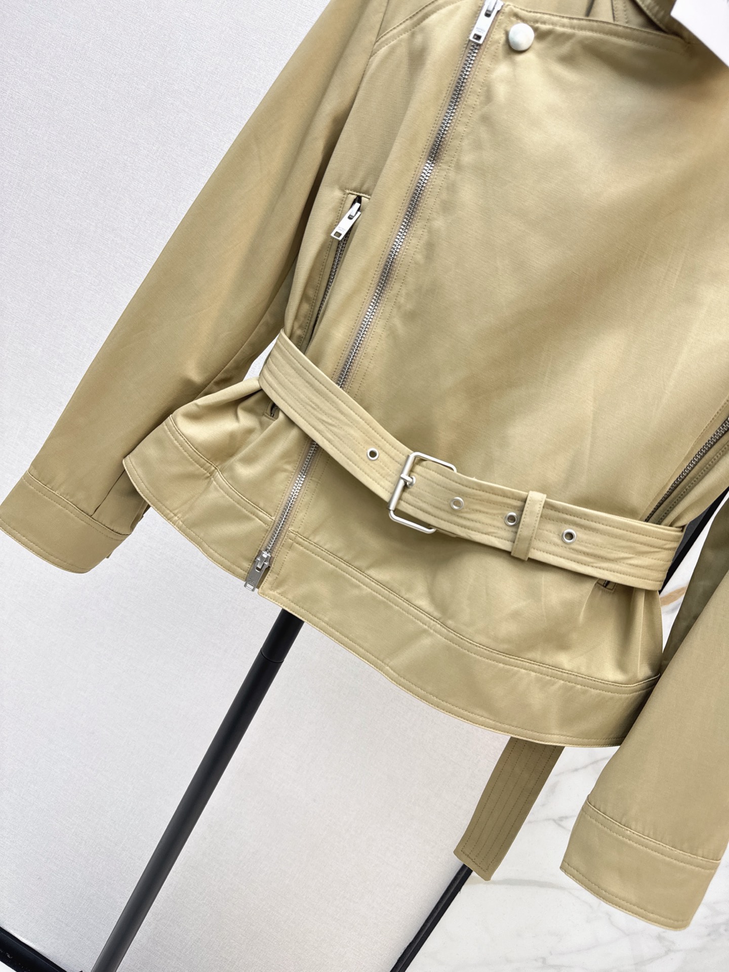 Bott 26fw cropped trench jacket