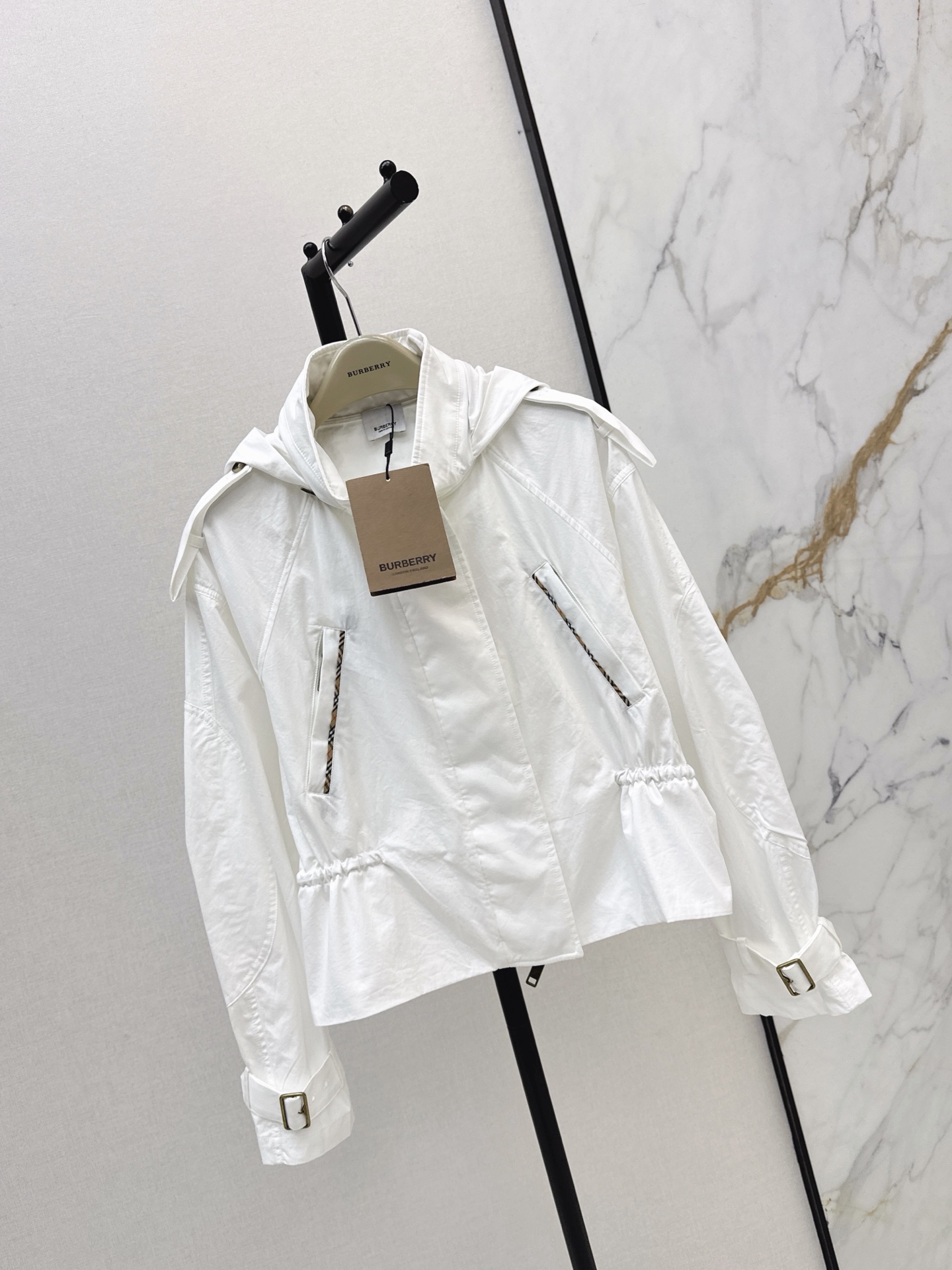 Bur 26fw hooded trench coats