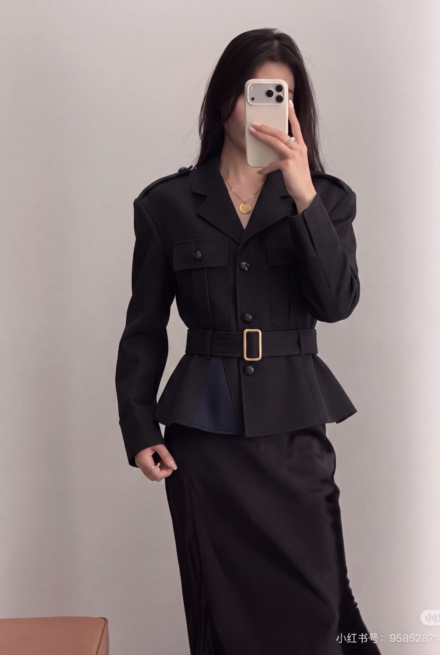 Celi 26fw belted jacket