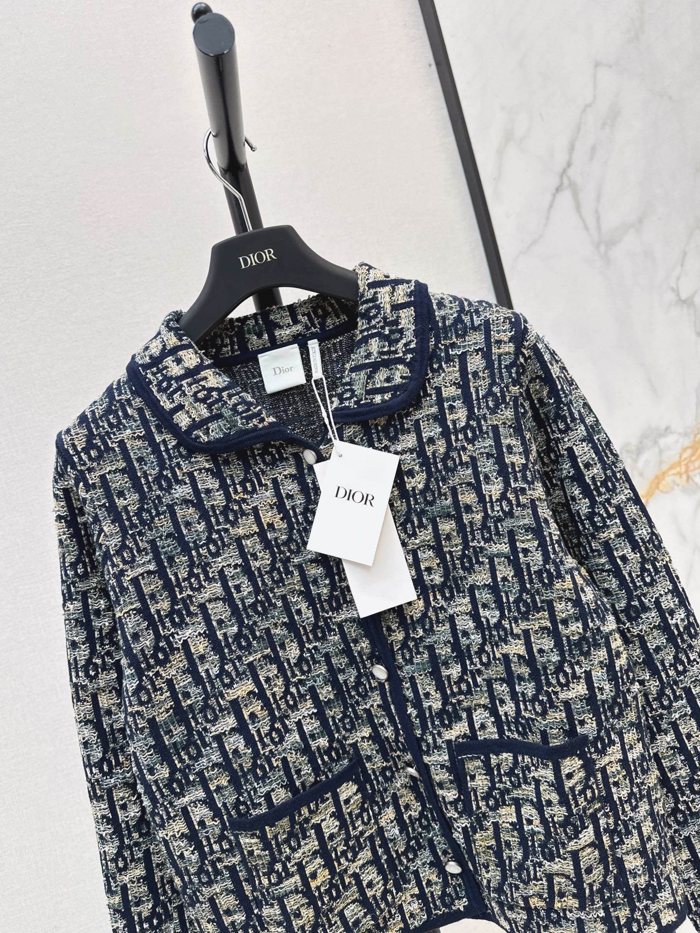 CD 26fw jacquard knit jacket