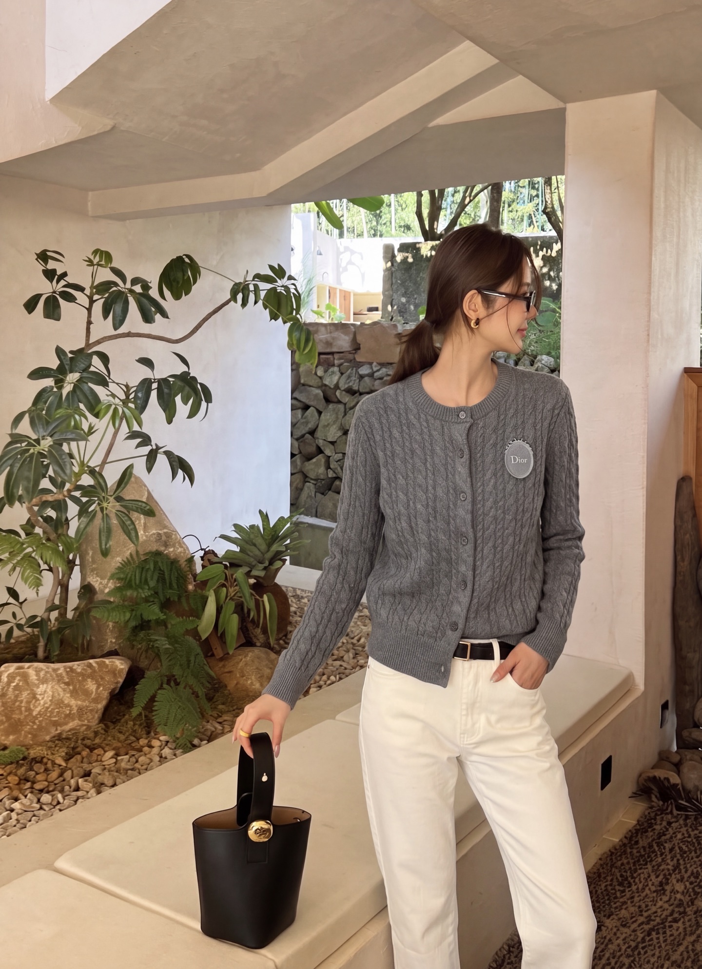 CD 26fw knit caedigan