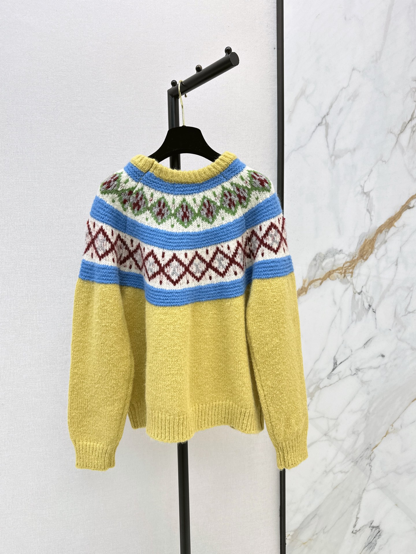 Chan 26fw jacquard sweater