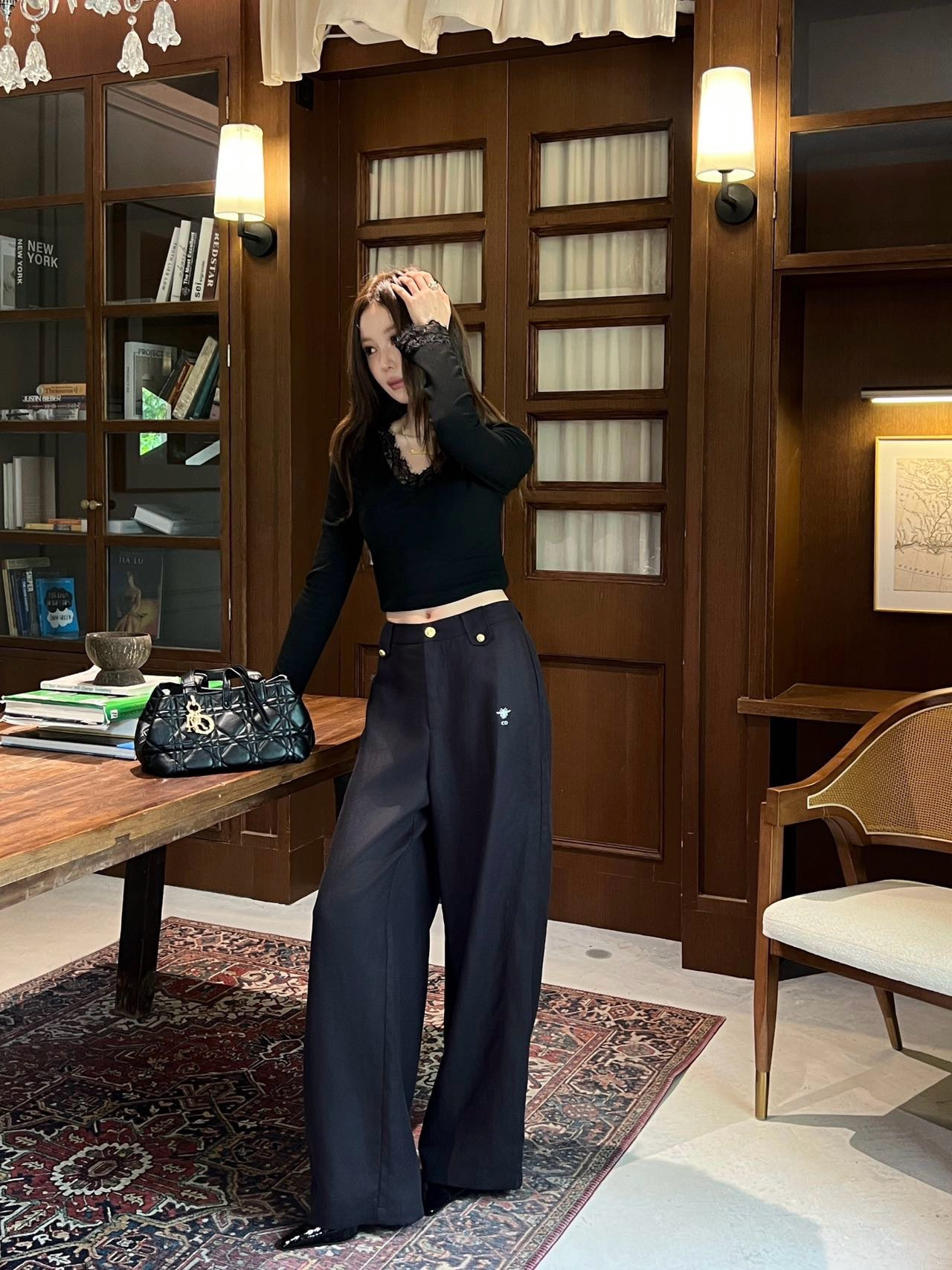 CD 26fw wide-leg pants