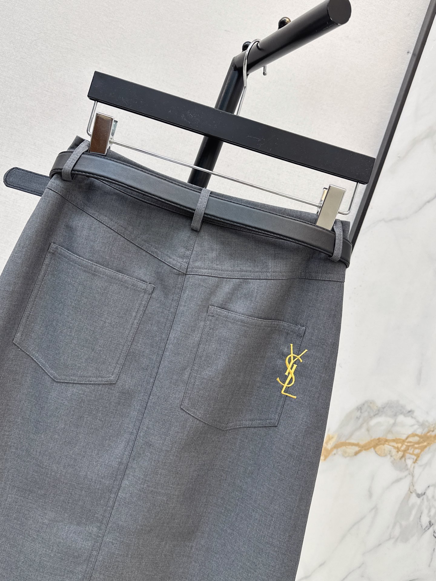 Sain 26fw belted skirt