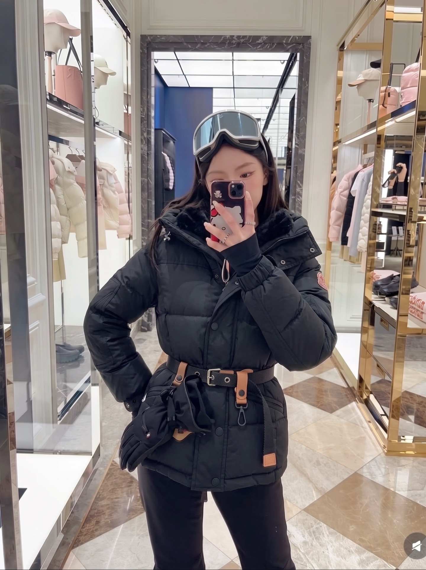 Monc 26fw down ski jacket
