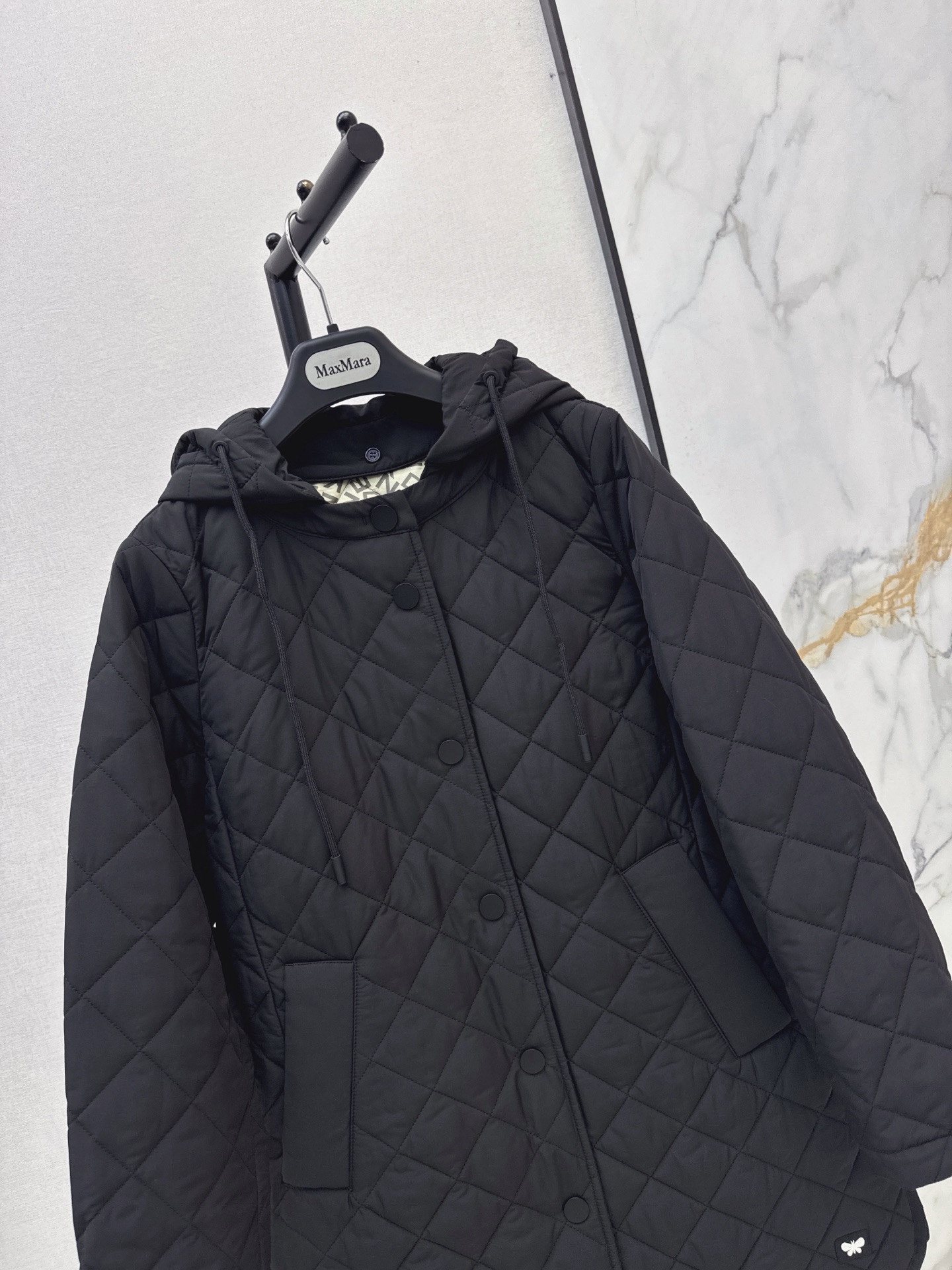 Max 26fw hooded padded jacket