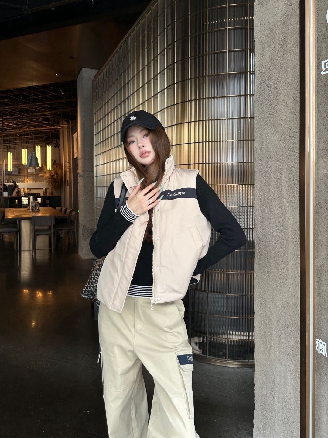 Sain 26fw padded vest jacket