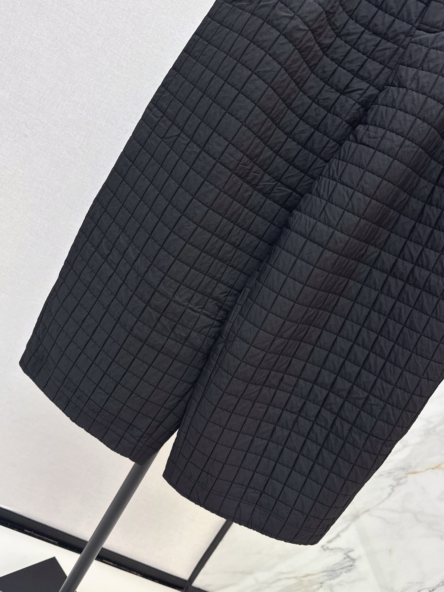 Brun 26fw cropped padded pants