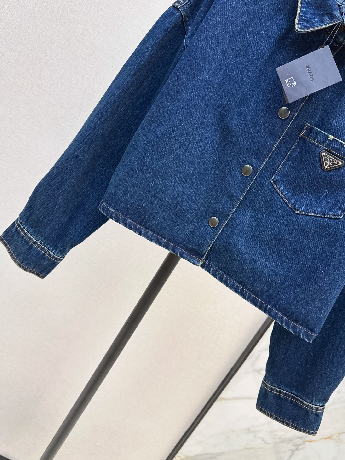 Pra 26fw denim shirt jacket
