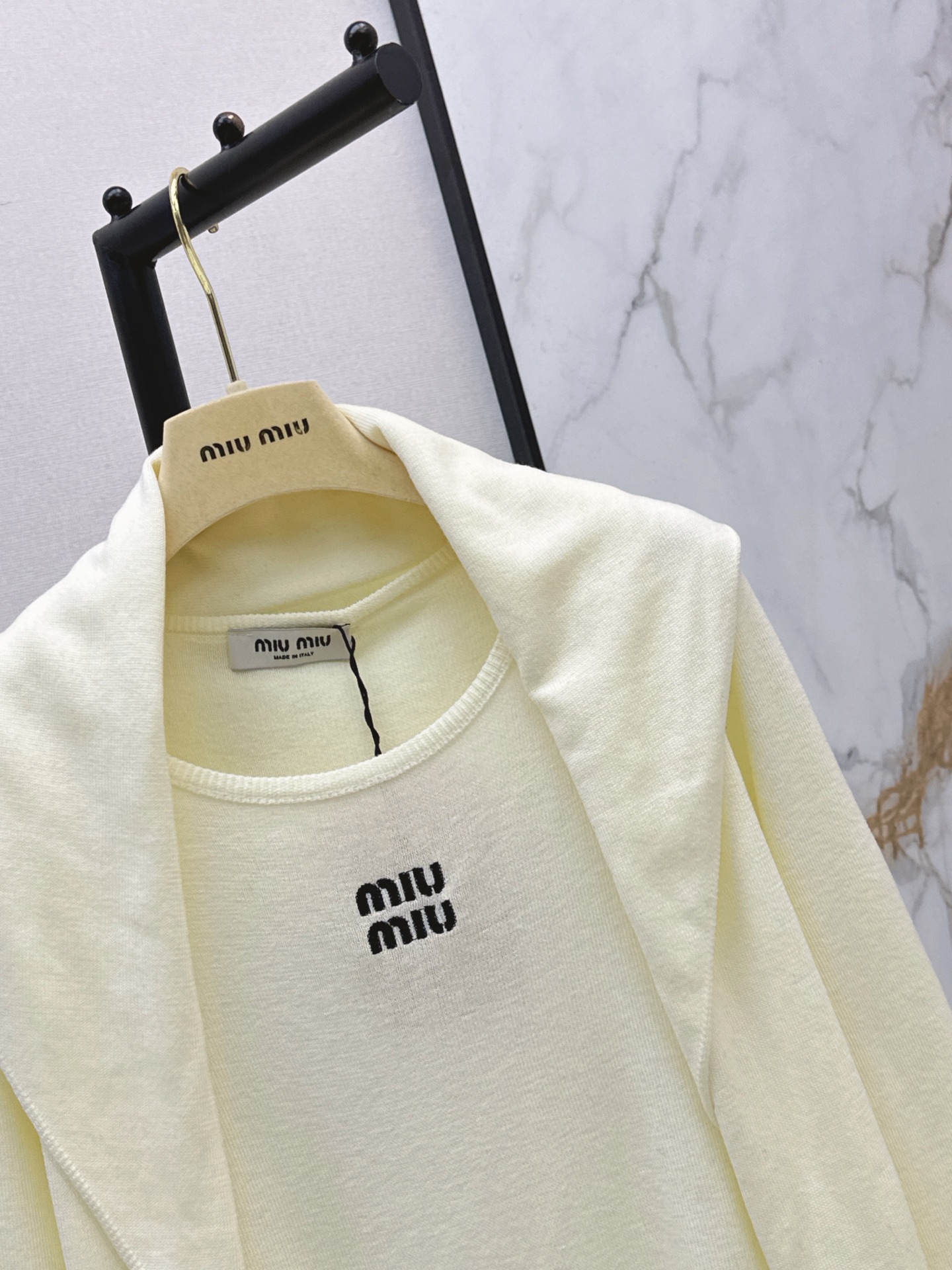 Miu 26fw shawl knitwear
