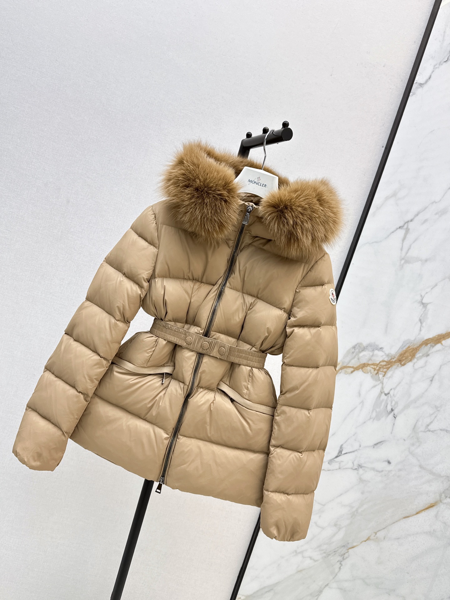 Monc 26fw hooded down jacket