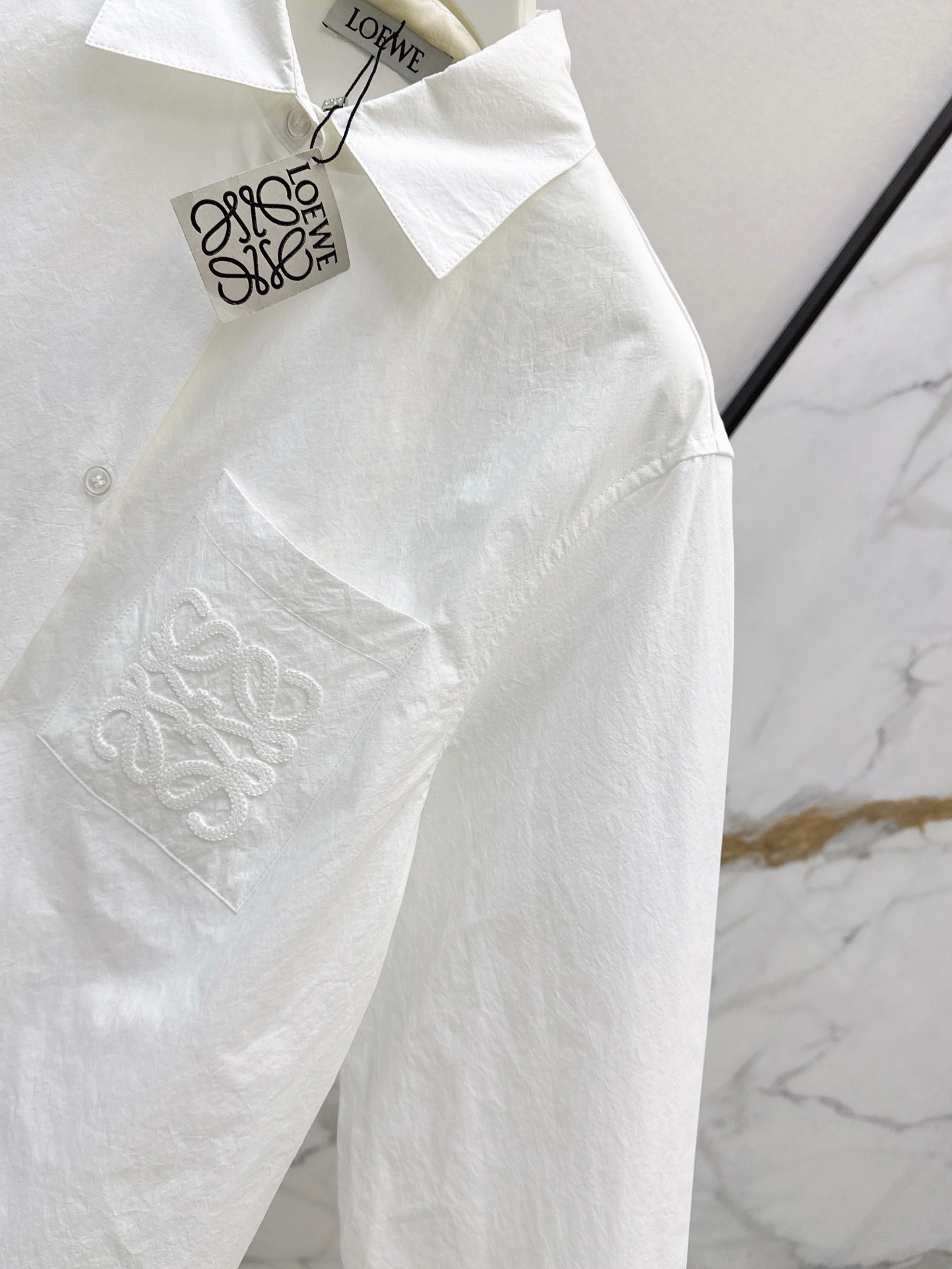 Loe 26ss embroidery shirt