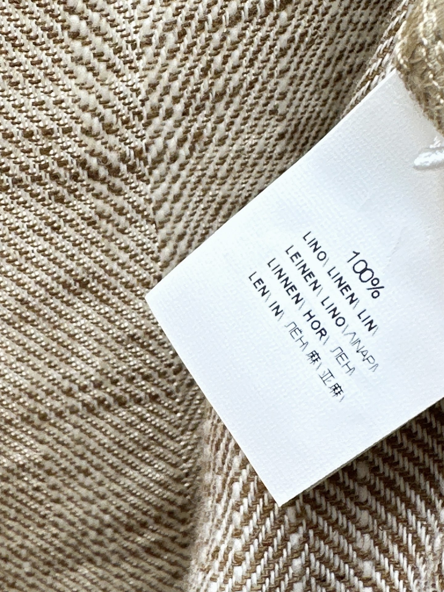 Brun 26fw linen suit pants