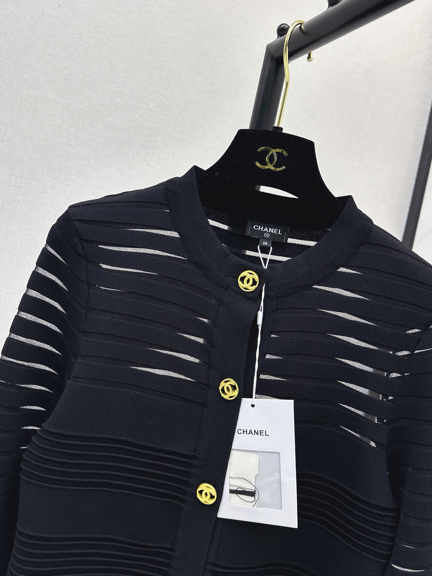 Chan 26fw jacquard crdigan